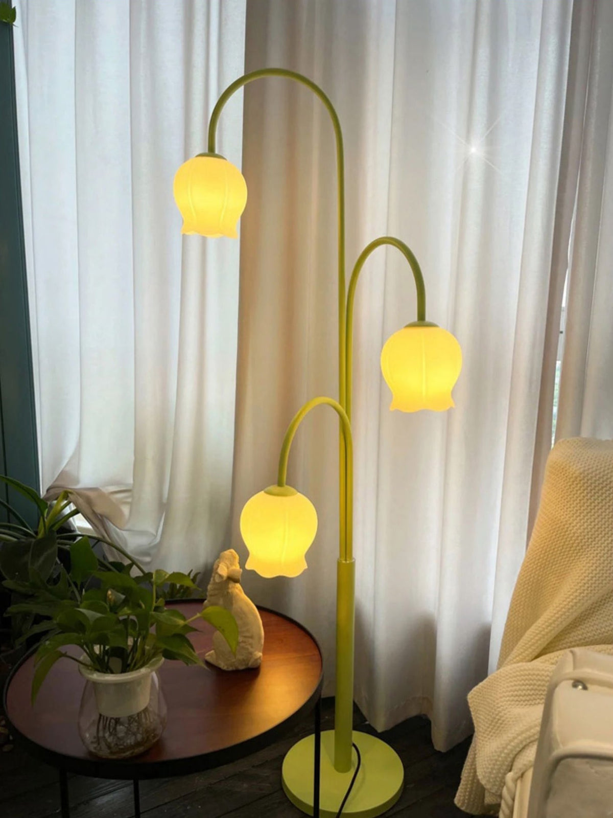 Lilic lámpara de pie Orchid