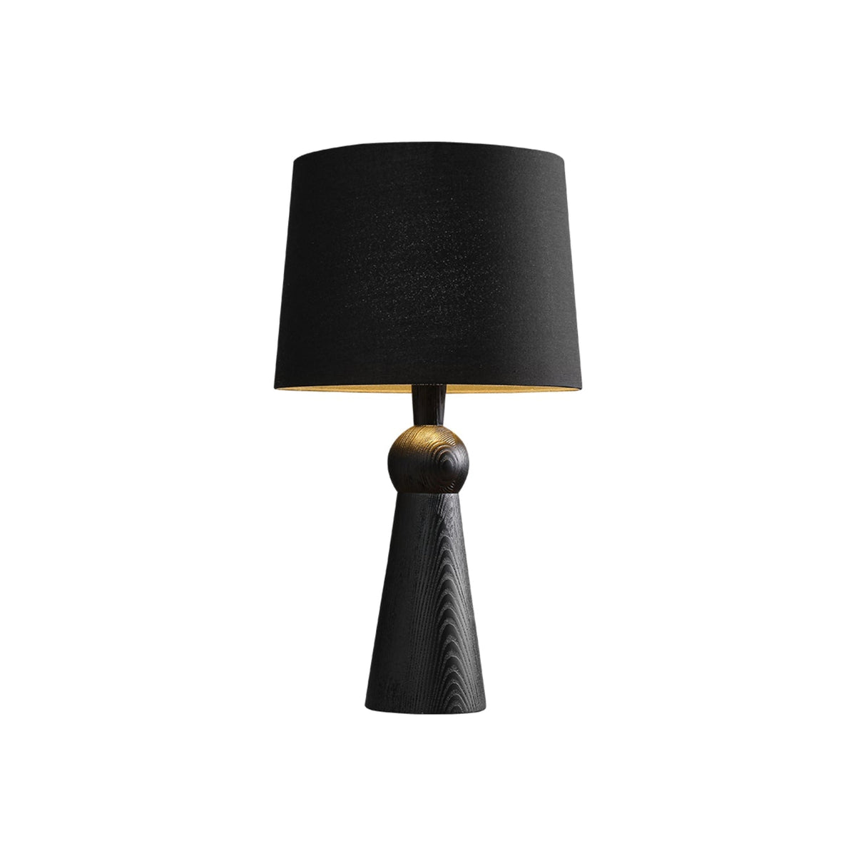 Lioria lámpara de mesa de madera y tejido
