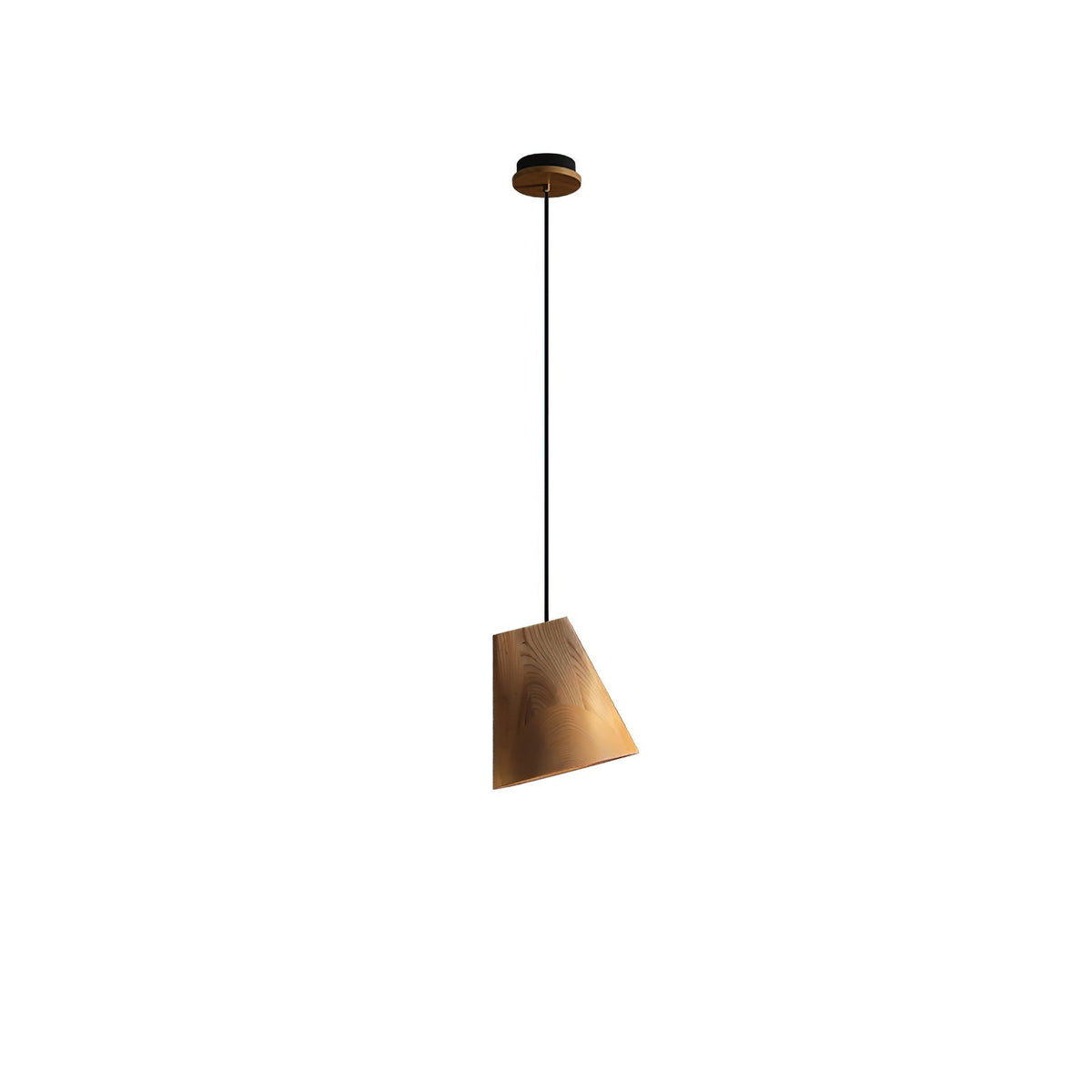 Ivarara lámpara colgante asimétrica de madera
