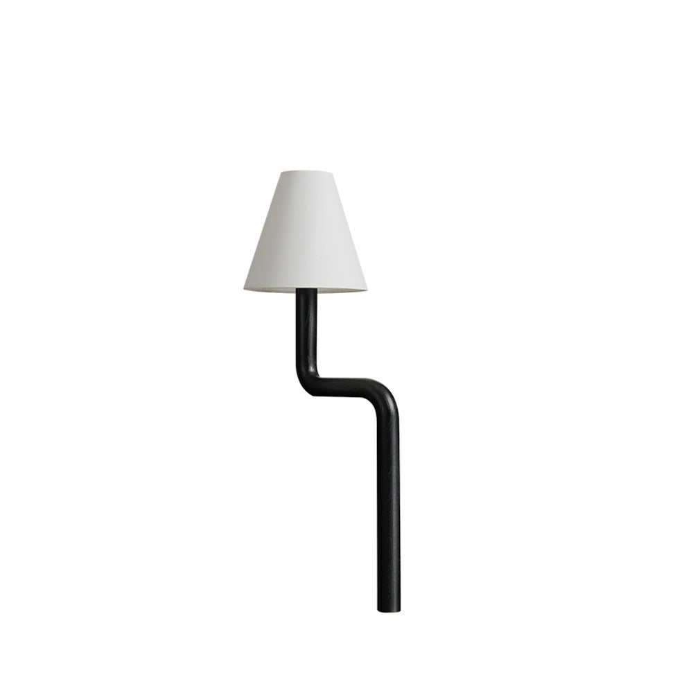 Syleielle lámpara de mesa de madera curva