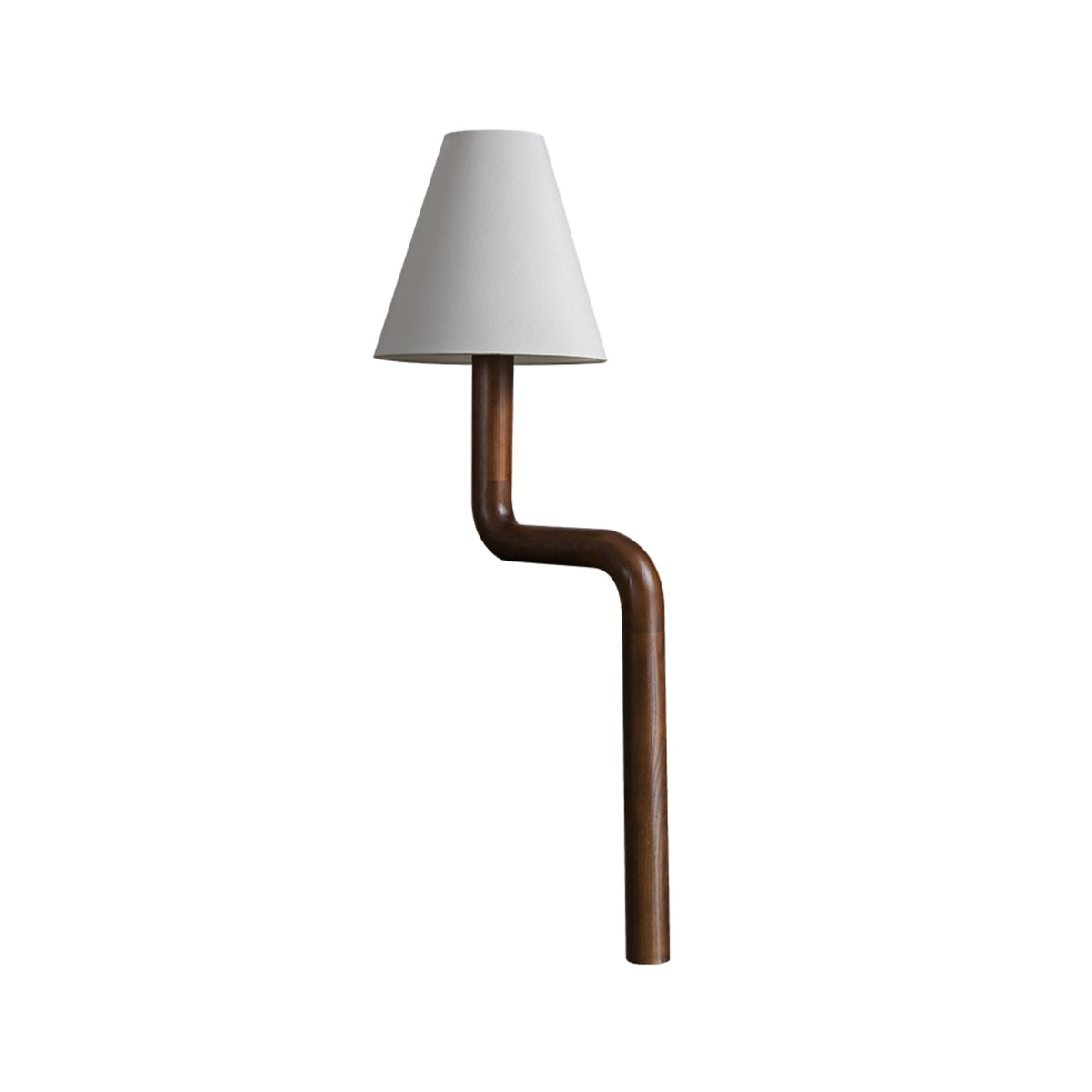 Syleielle lámpara de mesa de madera curva