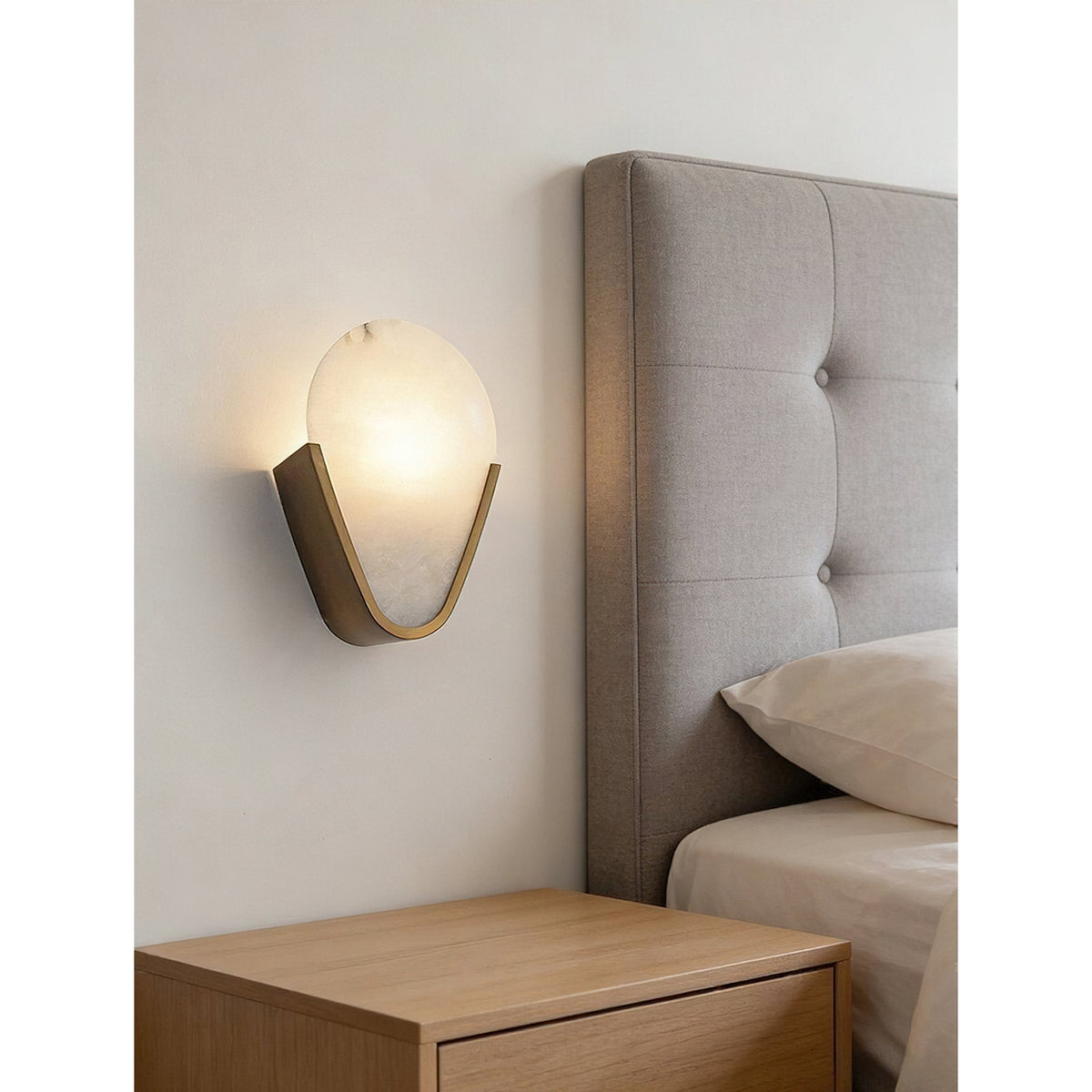 Bernina aplique de pared alabastro