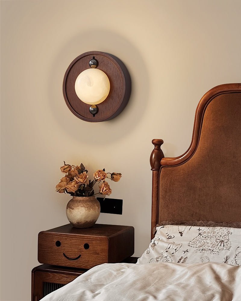 Bodhi aplique de pared en alabastro