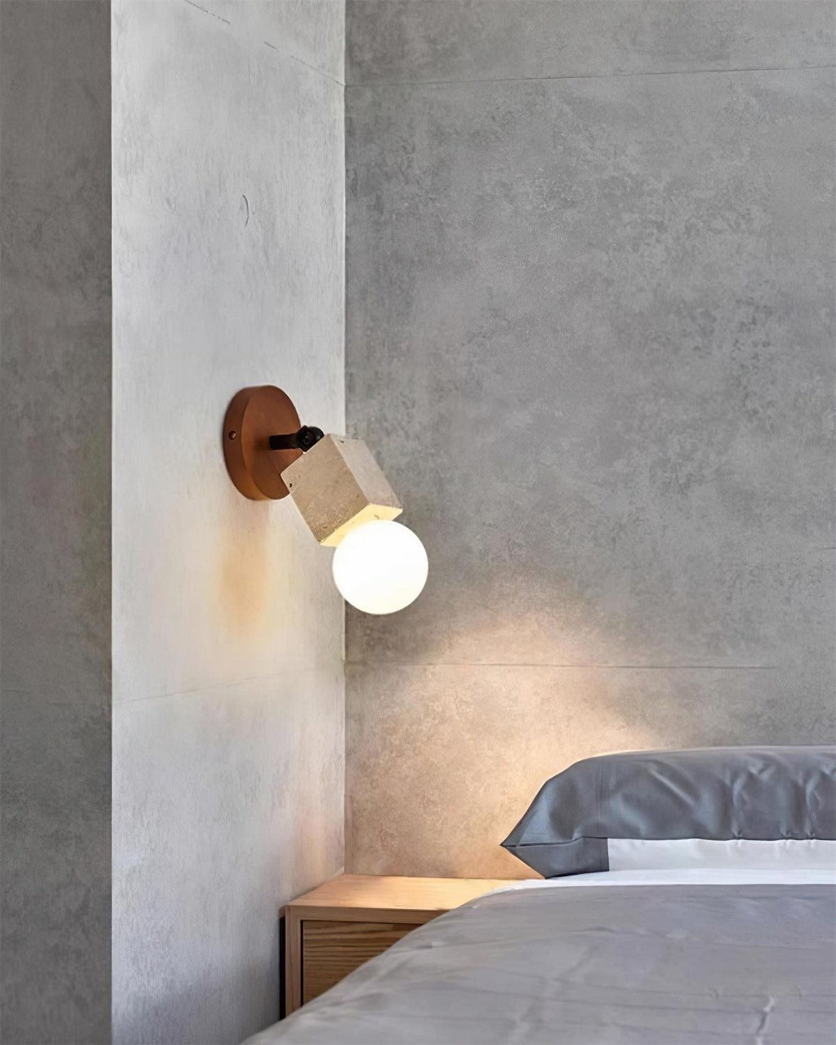 Tavaenne aplique de pared travertino madera