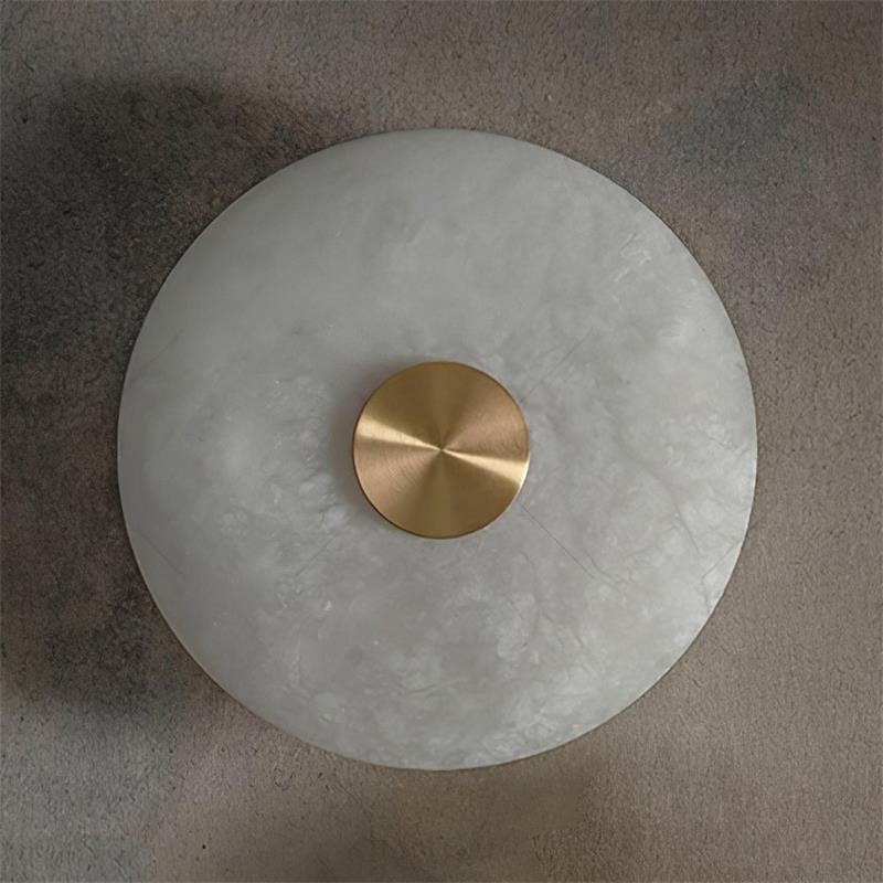 Ildvuvyu Aplique de pared Moderno Minimalista Alabastro