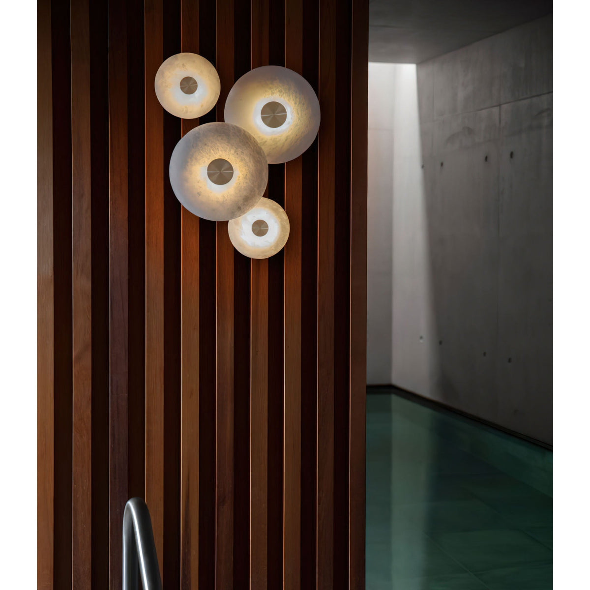 Ildvuvyu Aplique de pared Moderno Minimalista Alabastro
