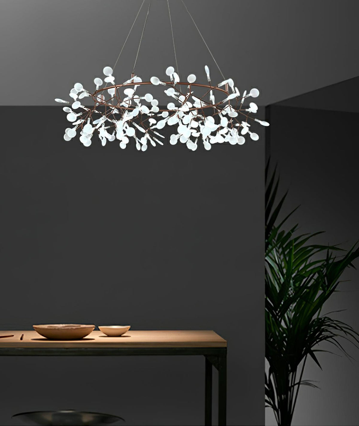 Dore lámpara de araña Firefly Branch LED