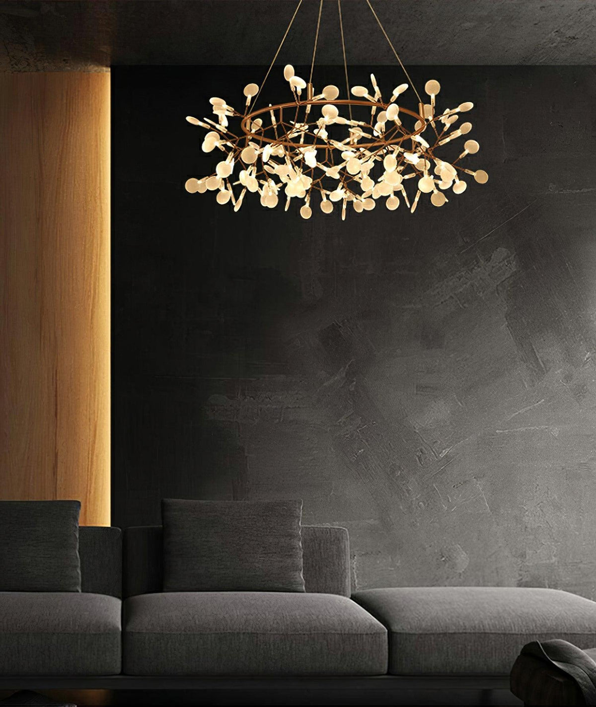 Dore lámpara de araña Firefly Branch LED