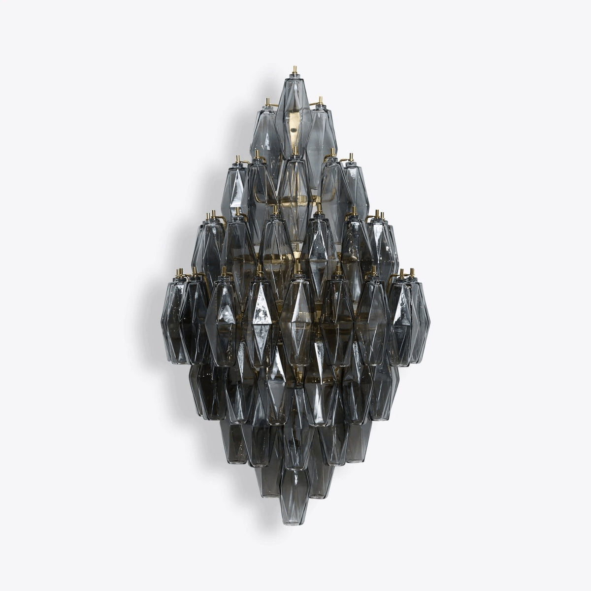 Zyrelis aplique de pared de vidrio polihedral