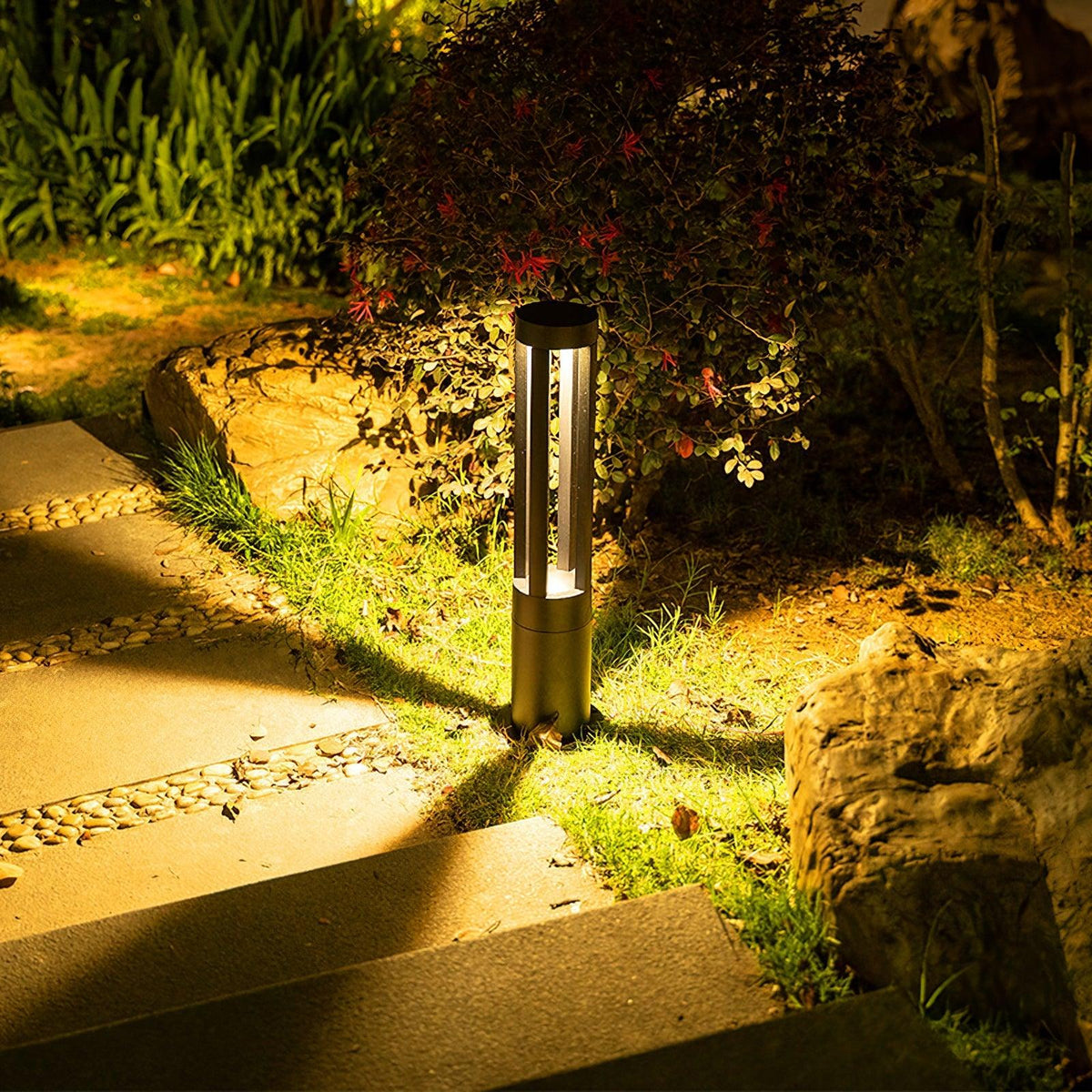 Celion lámpara de pie industrial de aluminio