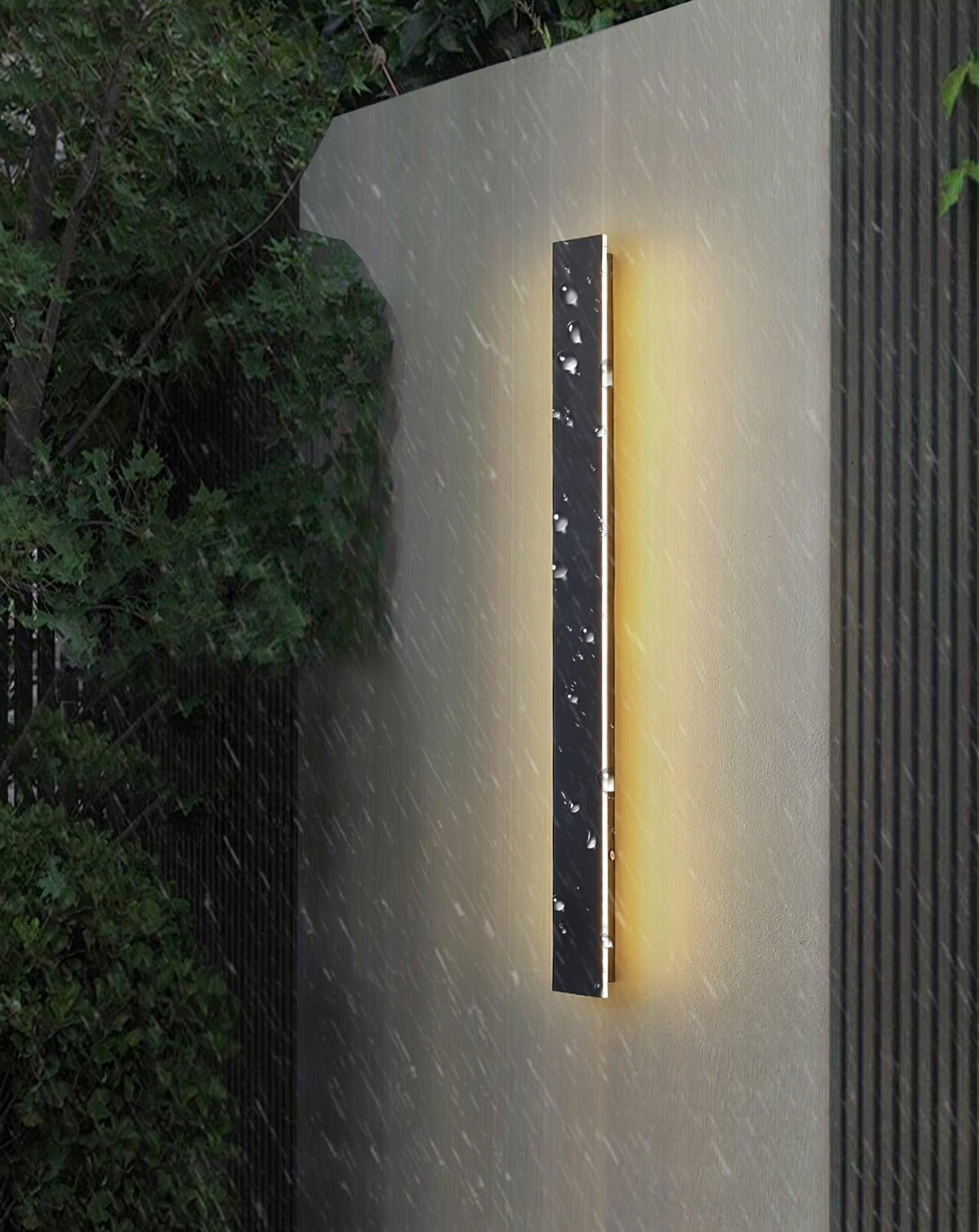 Renalira Long Strip Solar exterior aplique de pared