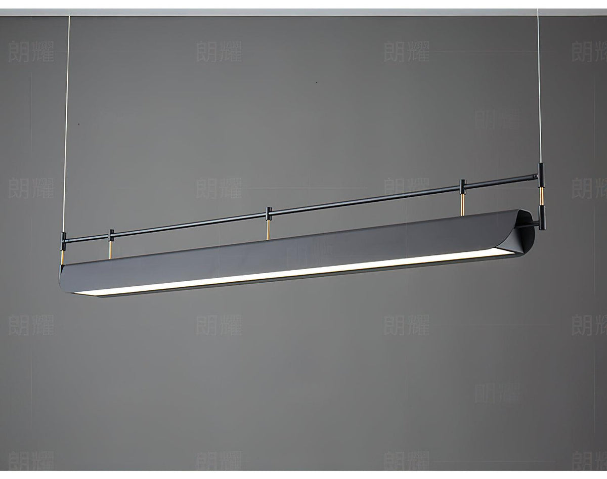 Terianora lámpara de araña negra con techo LED