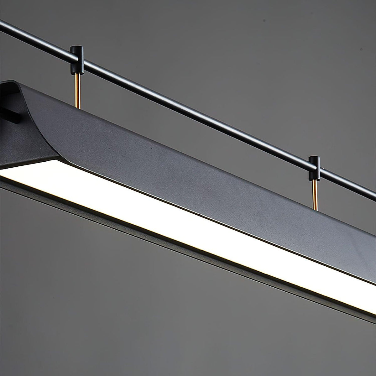 Terianora lámpara de araña negra con techo LED