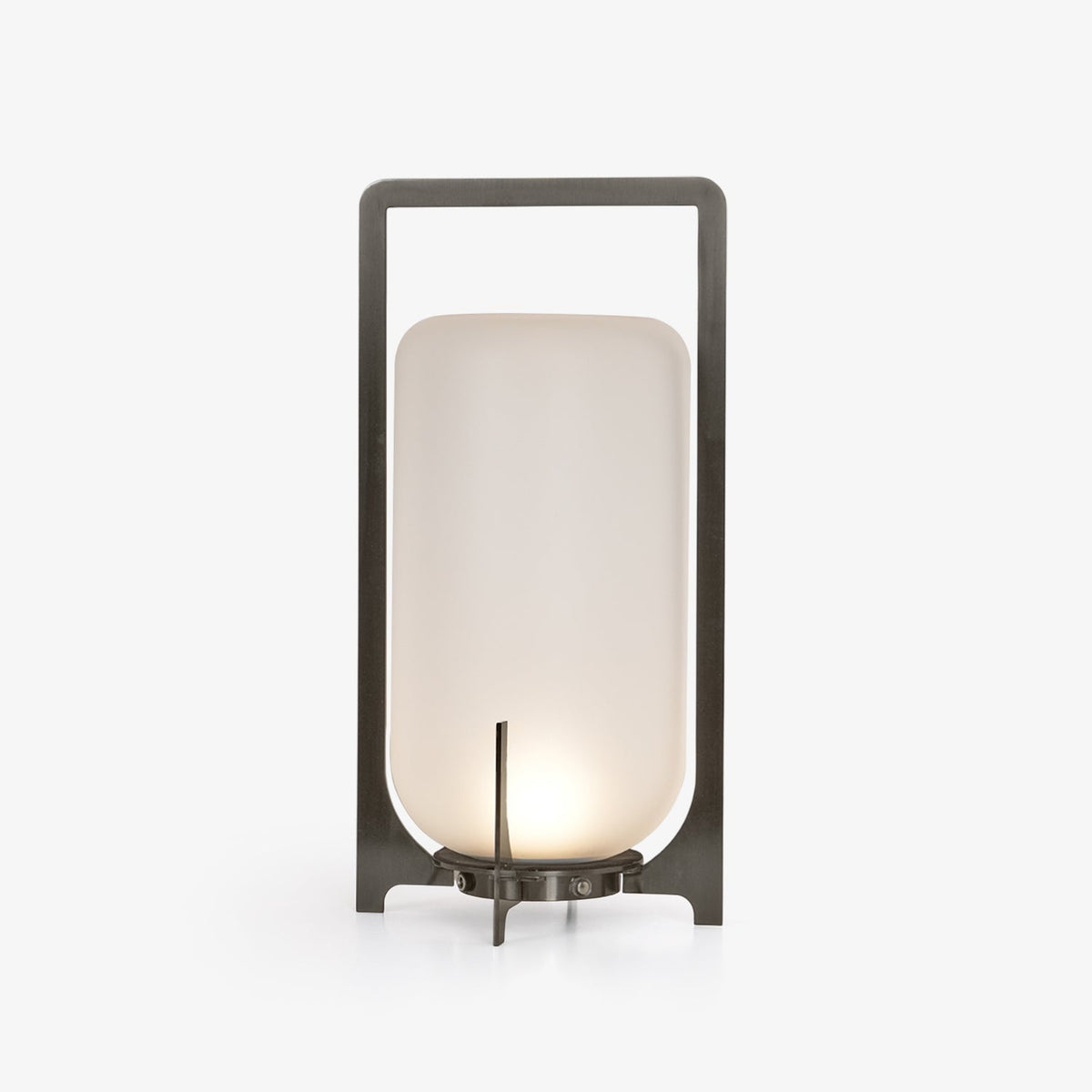 Orinenelle lámpara de mesa minimalista en acero y plástico
