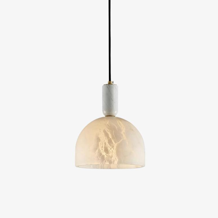 Leda lámpara colgante minimalista de alabastro