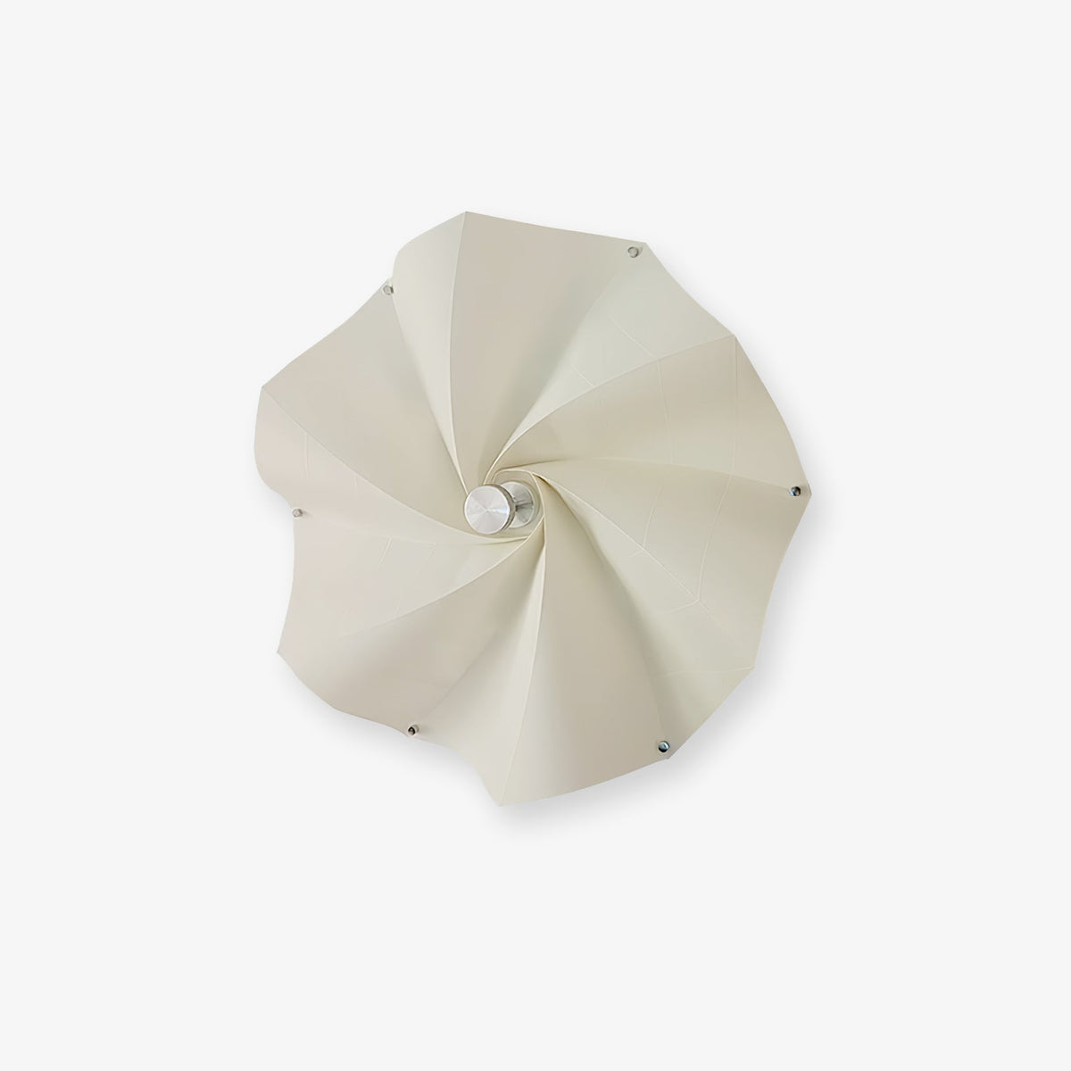 Liniise lámpara colgante de tejido con sombra plisada beige