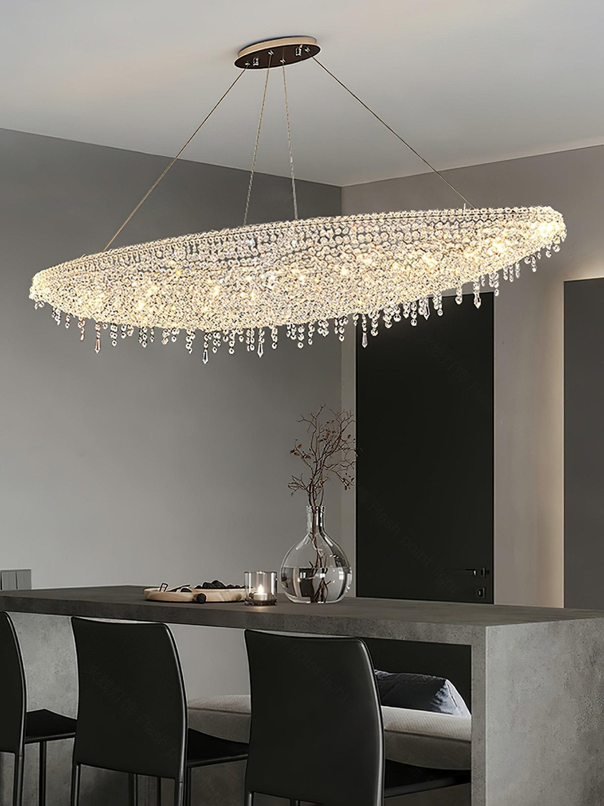 Zyrs lámpara colgante de cristal