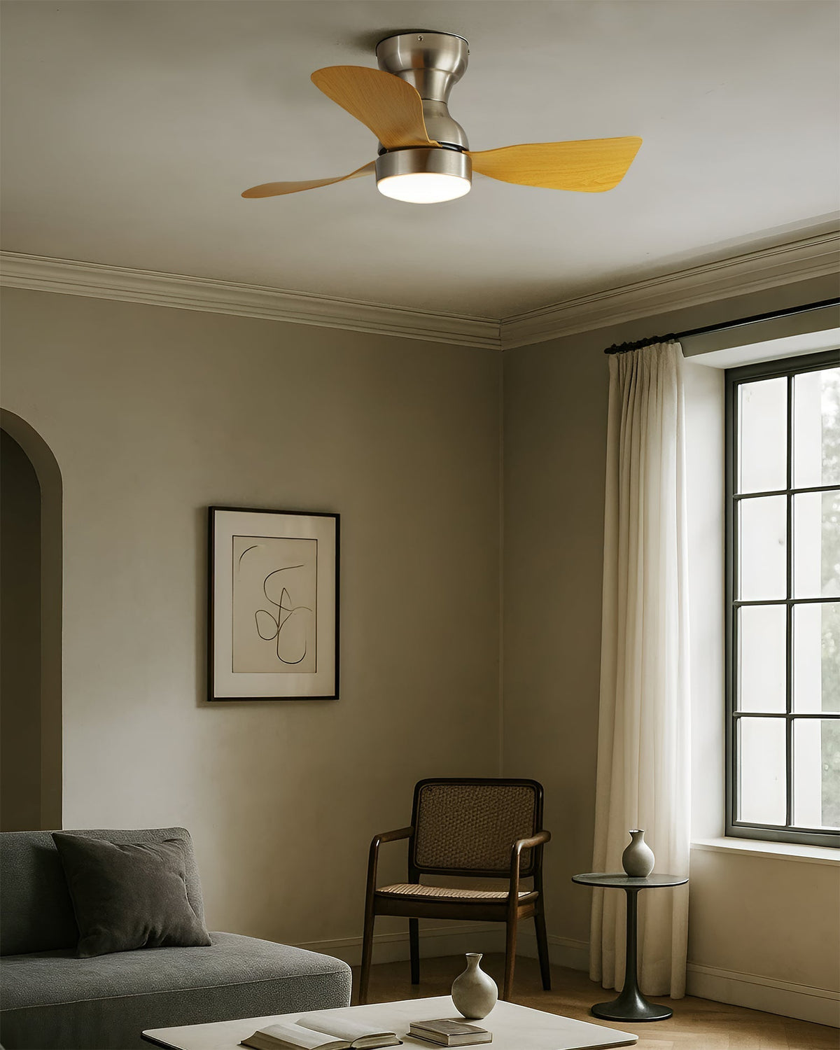 Sterling ventilador de techo con luz