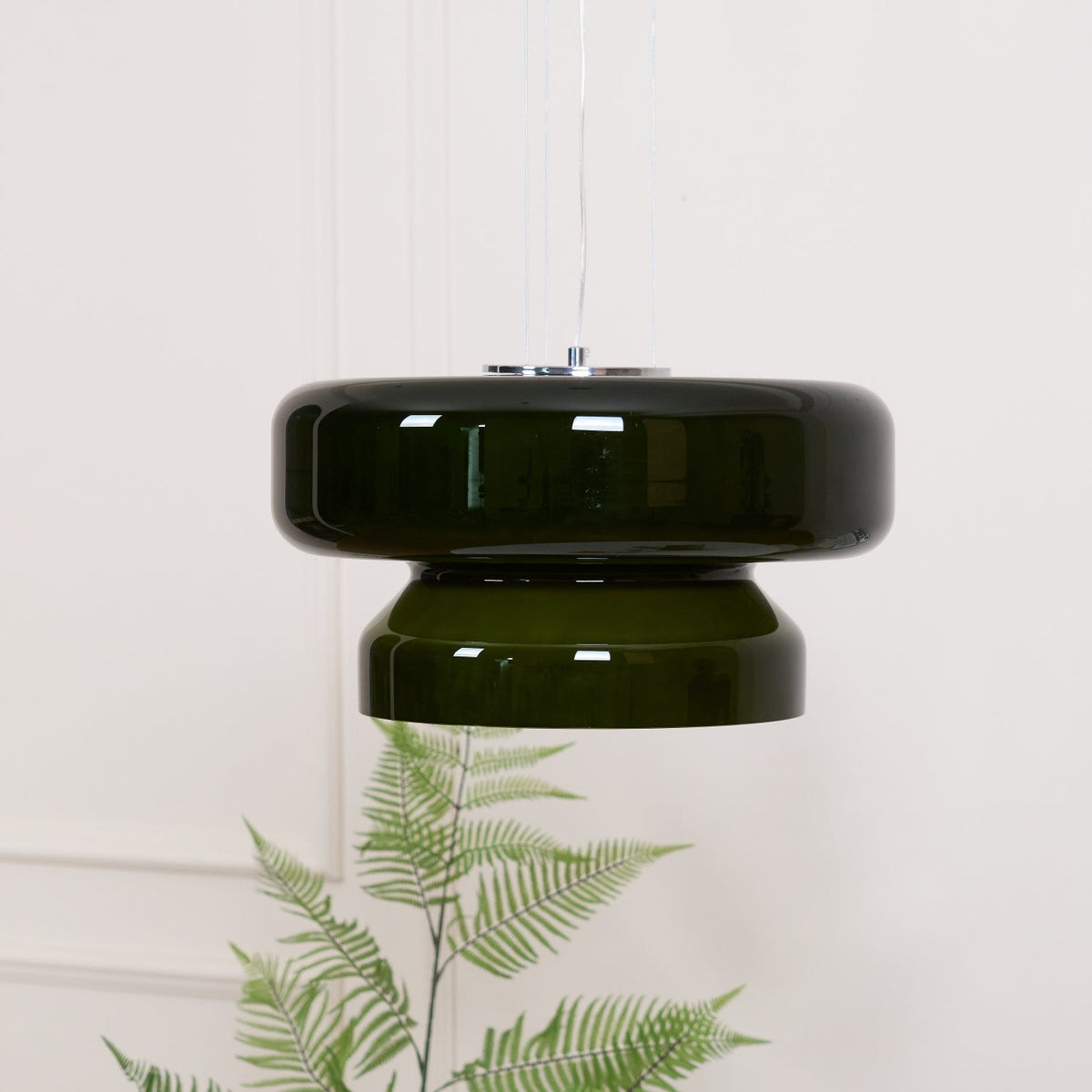 Zerithce lámpara colgante moderna minimalista de vidrio
