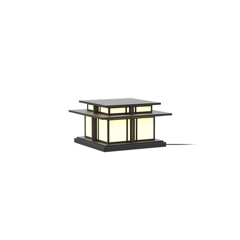 Onyx lámpara de mesa de acrílico oriental