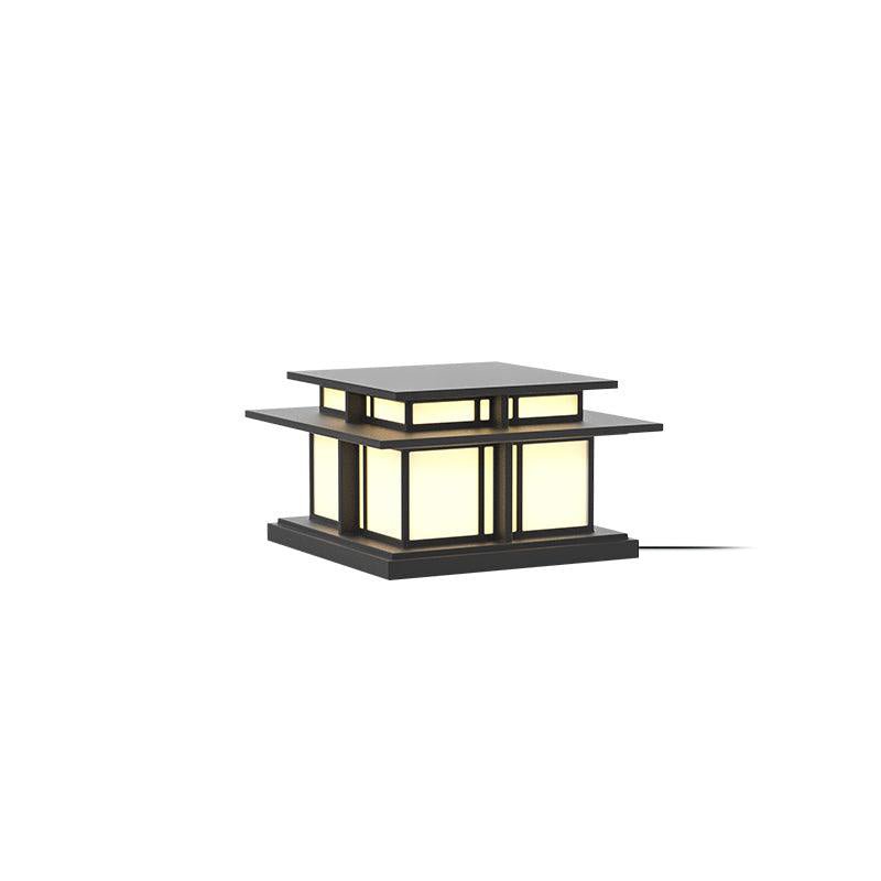 Onyx lámpara de mesa de acrílico oriental