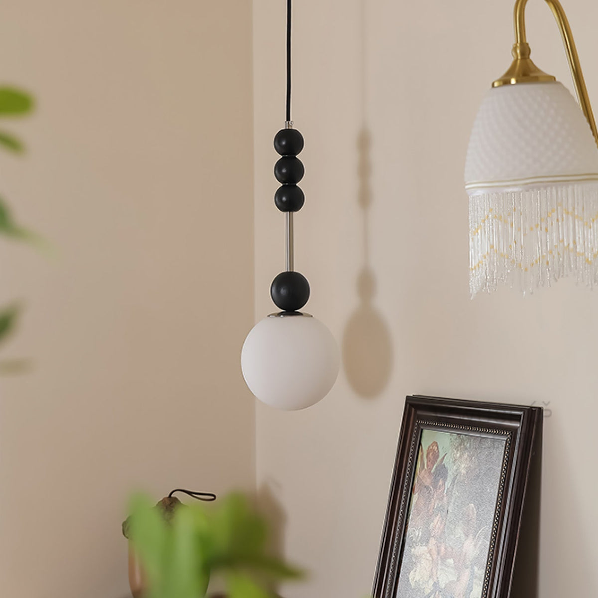 Miraleth lámpara colgante minimalista de madera