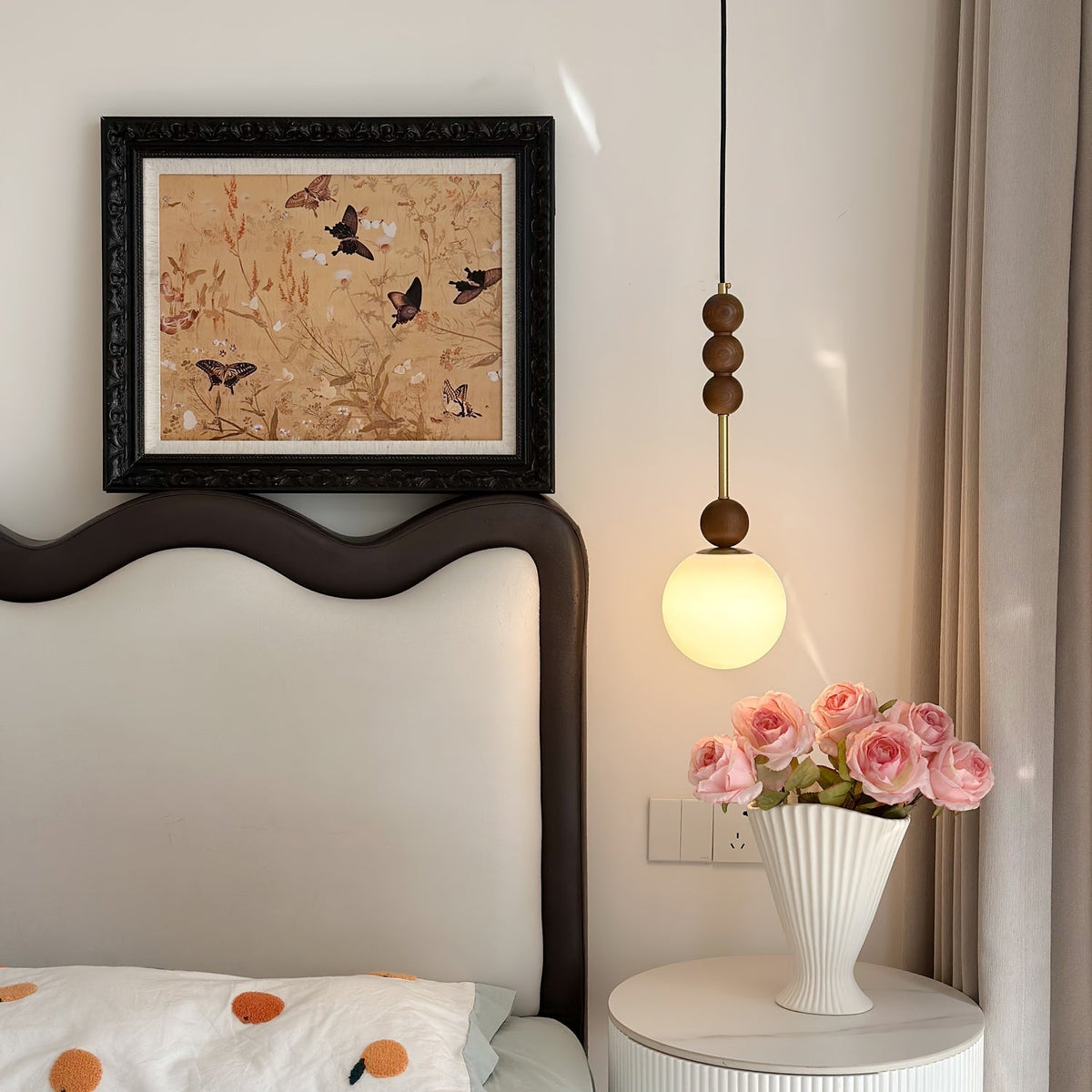 Miraleth lámpara colgante minimalista de madera