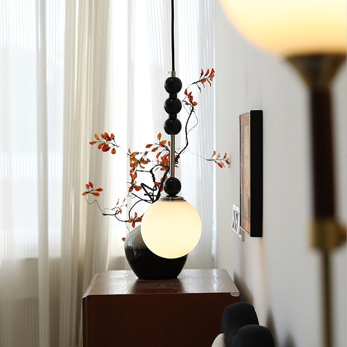 Miraleth lámpara colgante minimalista de madera