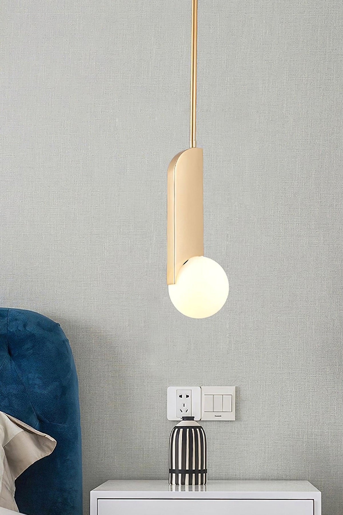 Eirelelia lámpara colgante elegante con vidrio