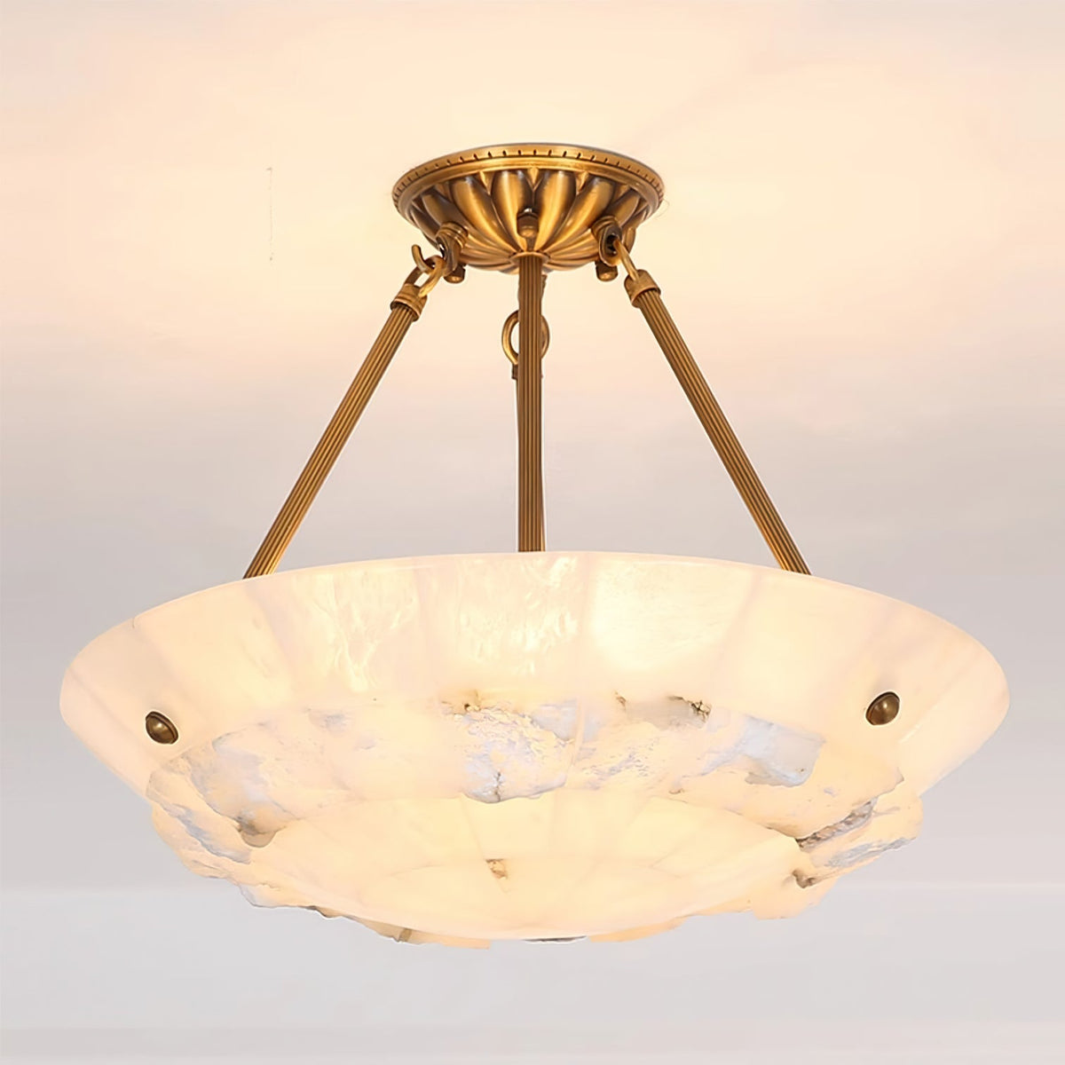 Nomen lámpara colgante Bowl alabastro elegancia