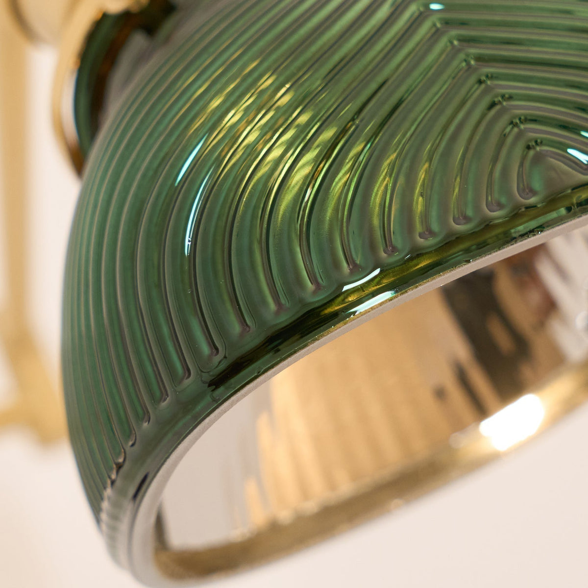 Emeric Ajustable Balancear Brazo Apliques de pared Verde Cristal Sombra