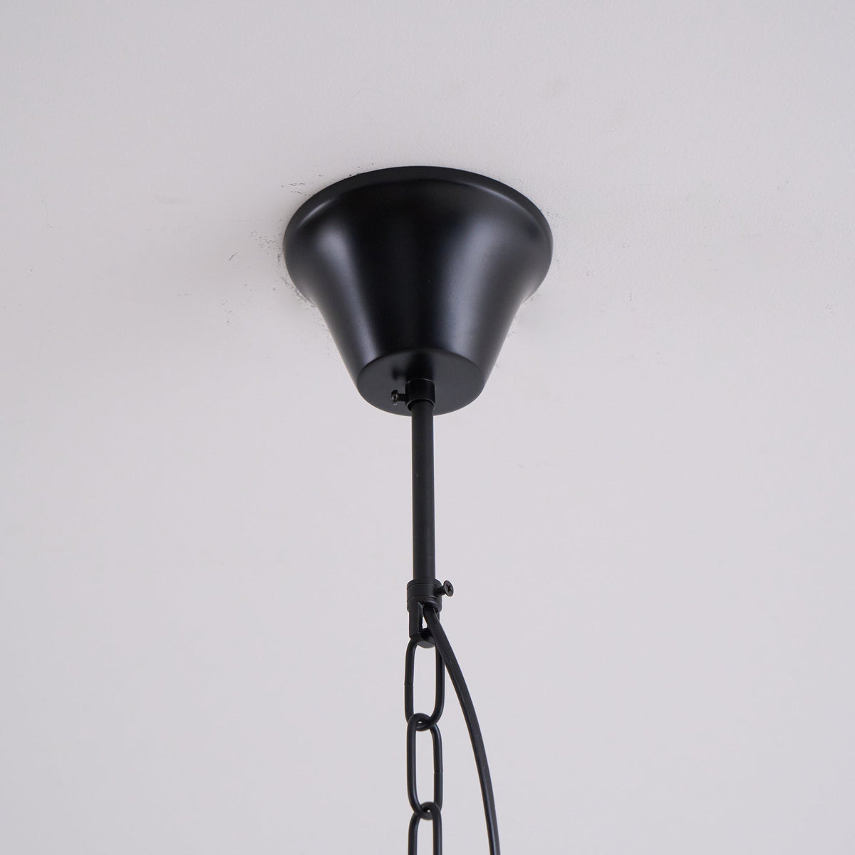Svelte lámpara colgante vintage industrial de vidrio