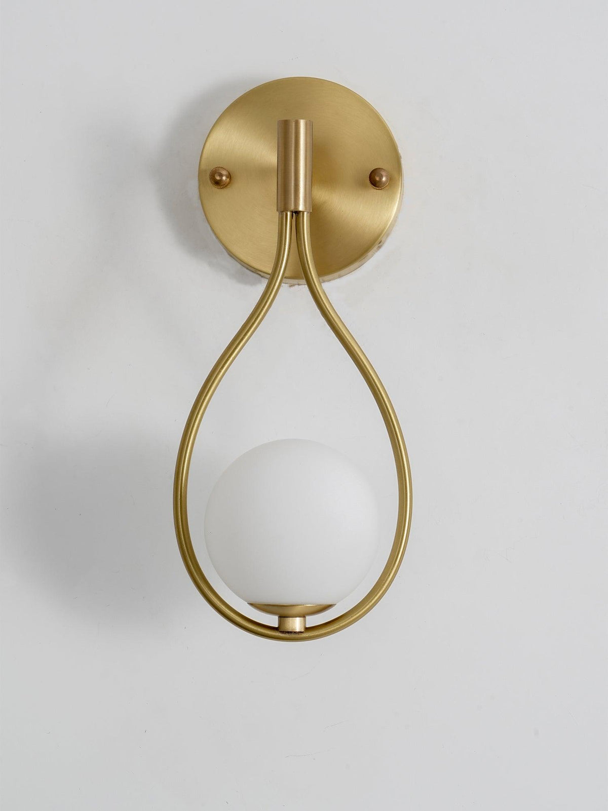 Eiralaya aplique de pared moderno minimalista de latón y vidrio