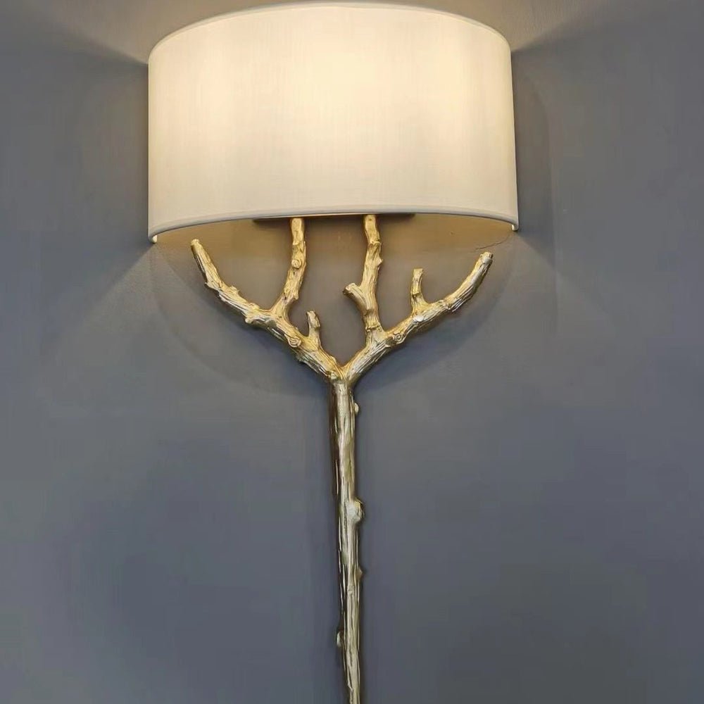 Ceryndir Antler aplique de pared de latón