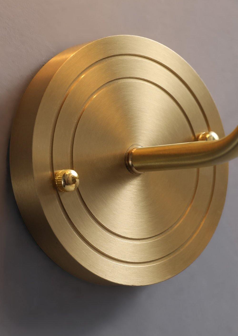 Auriviella aplique de pared elegancia Cabeza de ciervo latón