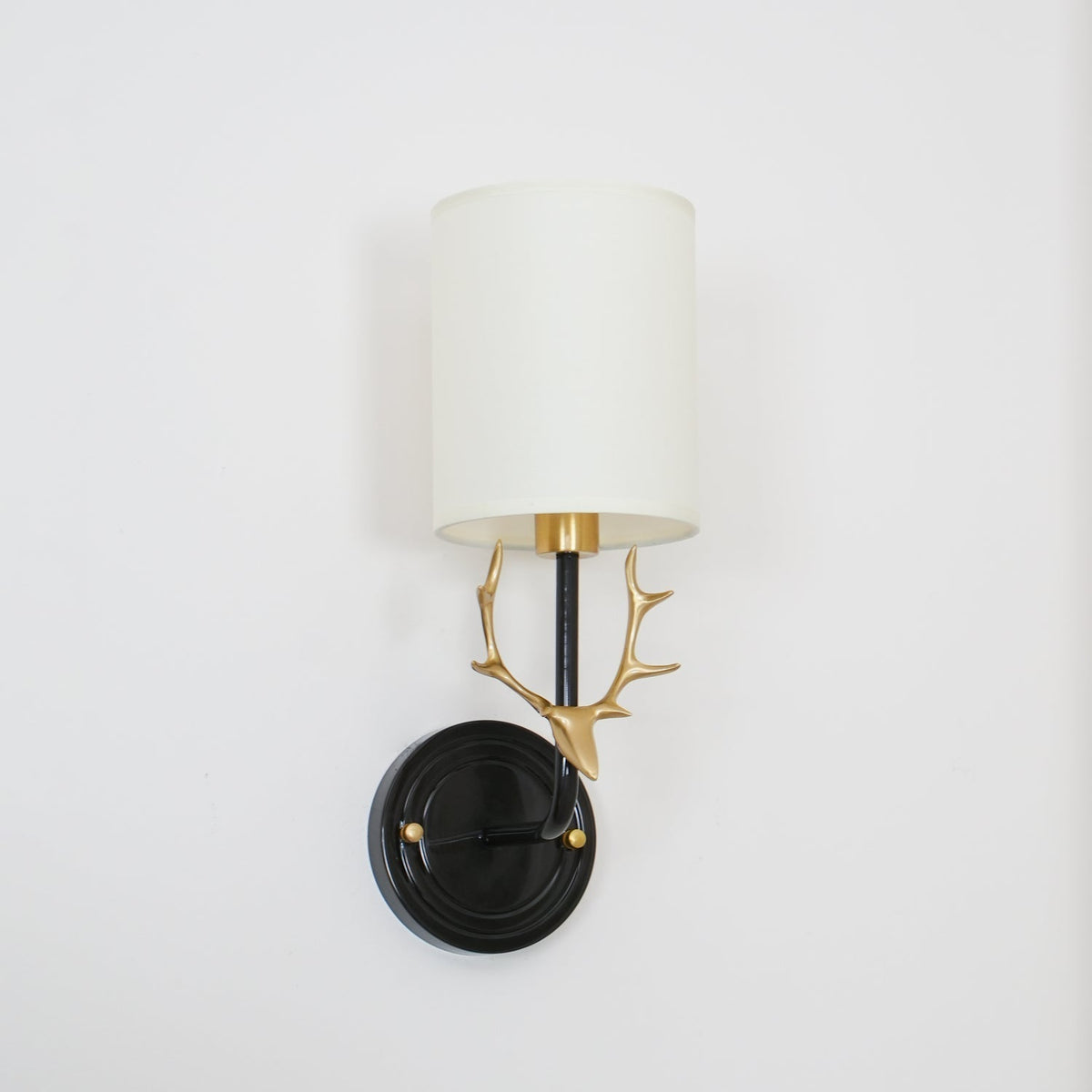 Auriviella aplique de pared elegancia Cabeza de ciervo latón