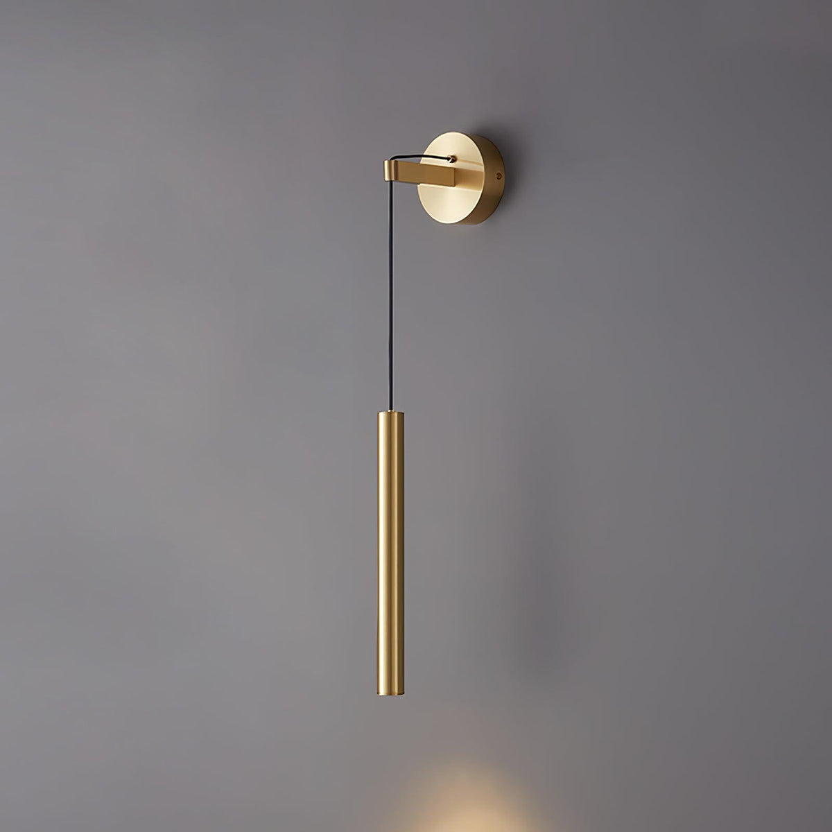 Loxley aplique de pared moderno minimalista lineal de latón