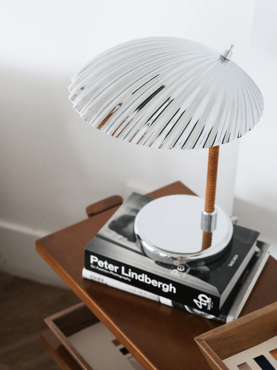 Zorare lámpara de mesa de latón glam