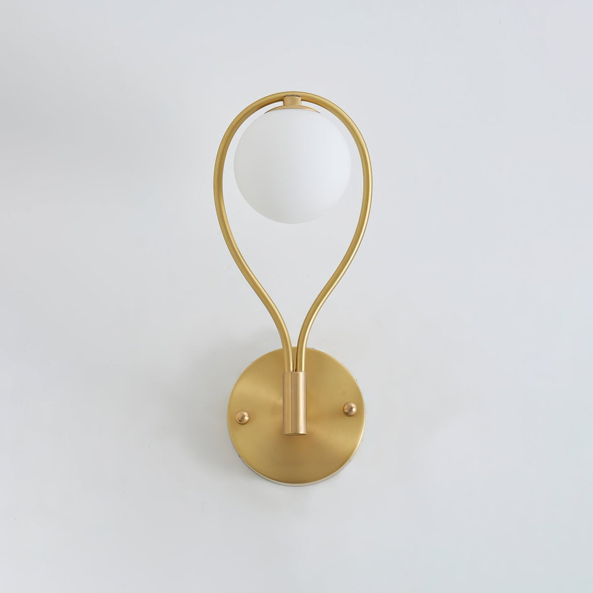 Eiralaya aplique de pared moderno minimalista de latón y vidrio