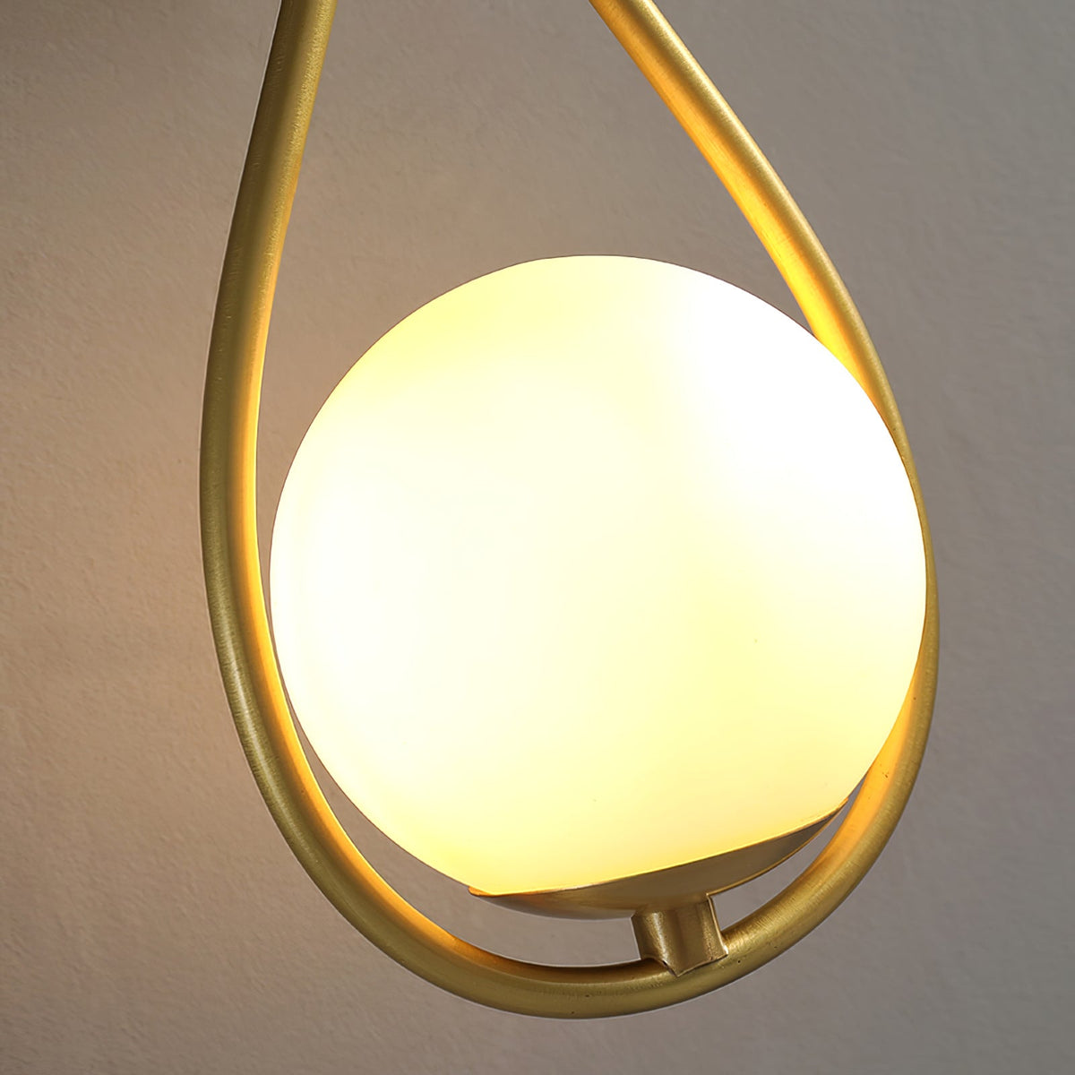 Eiralaya aplique de pared moderno minimalista de latón y vidrio