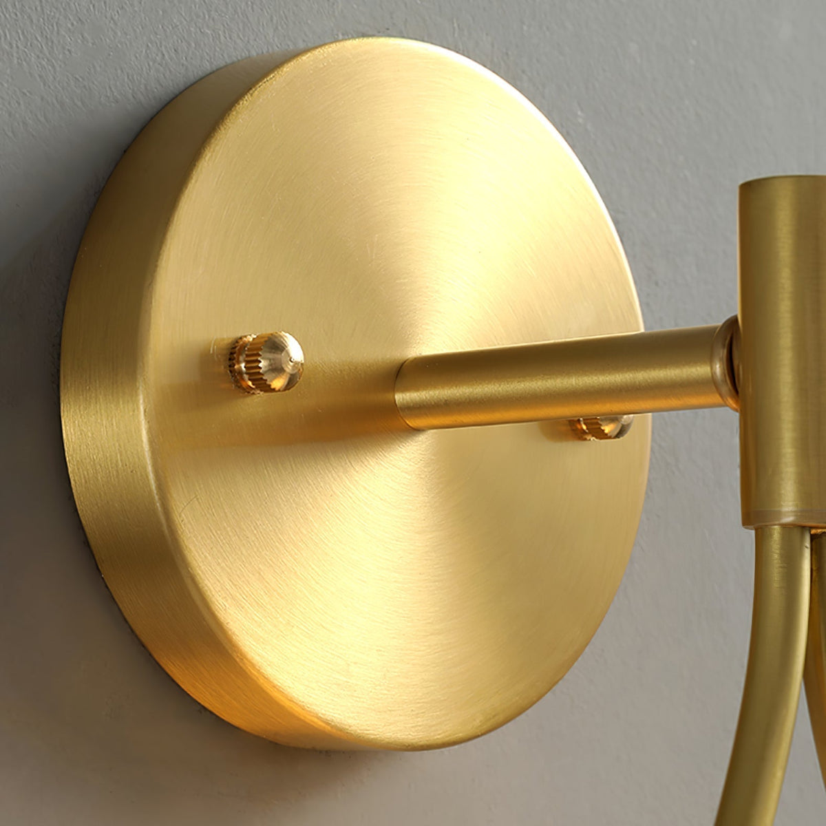 Eiralaya aplique de pared moderno minimalista de latón y vidrio