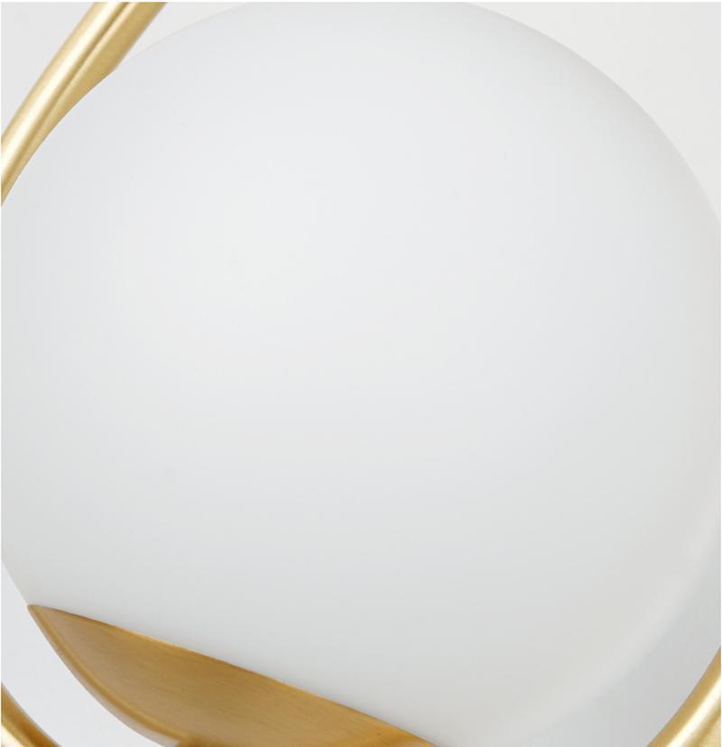 Eiralaya aplique de pared moderno minimalista de latón y vidrio