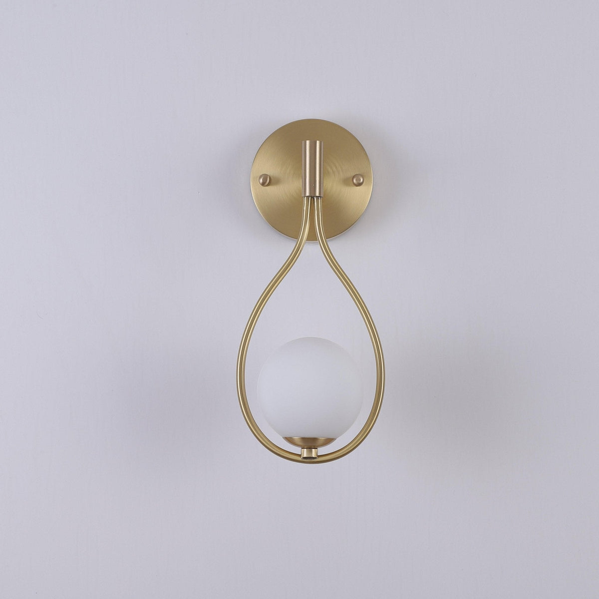 Eiralaya aplique de pared moderno minimalista de latón y vidrio