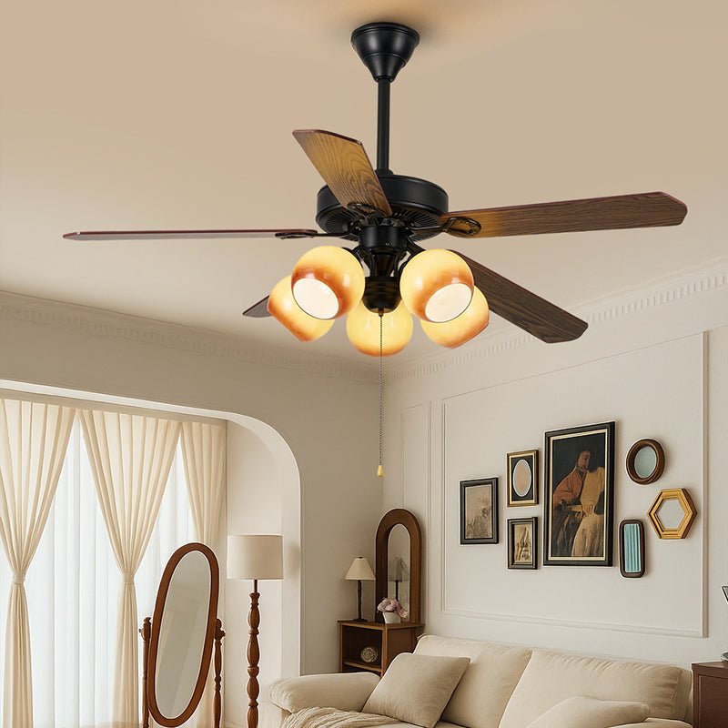 Beaumont ventilador de techo con luz vintage