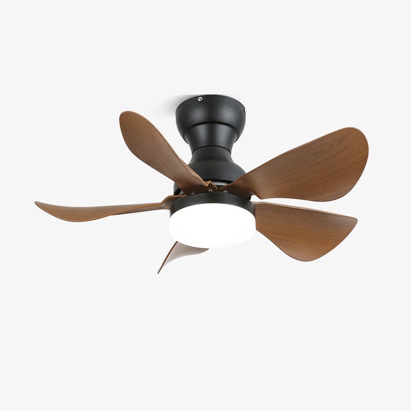 Elvanelle ventilador de techo con luz de madera