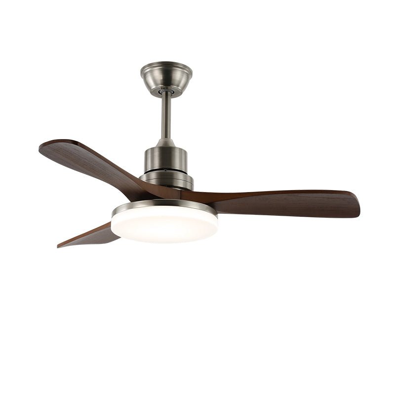 Rininena ventilador de techo con luz moderno de madera