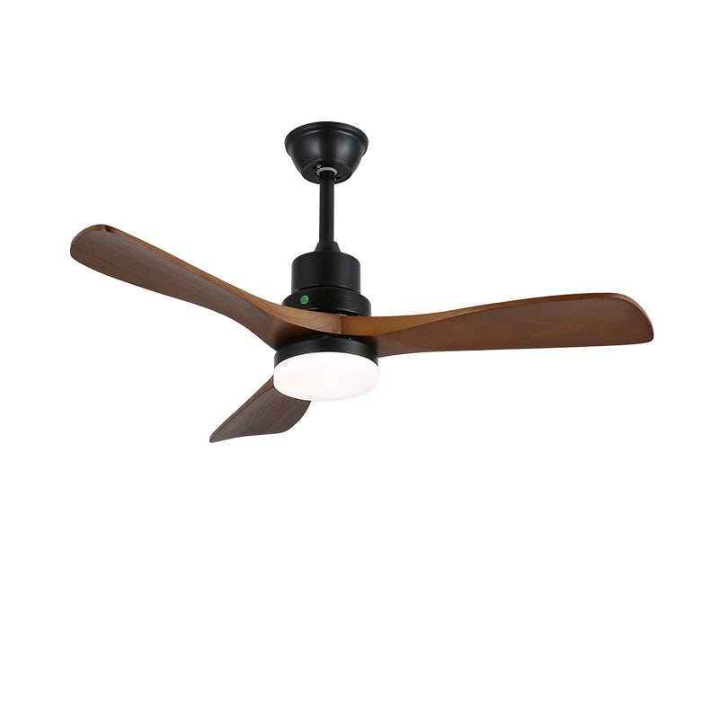 Rininena ventilador de techo con luz moderno de madera