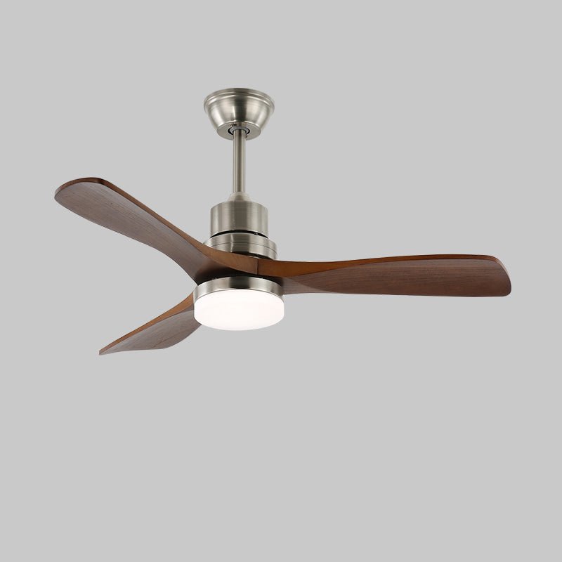 Rininena ventilador de techo con luz moderno de madera