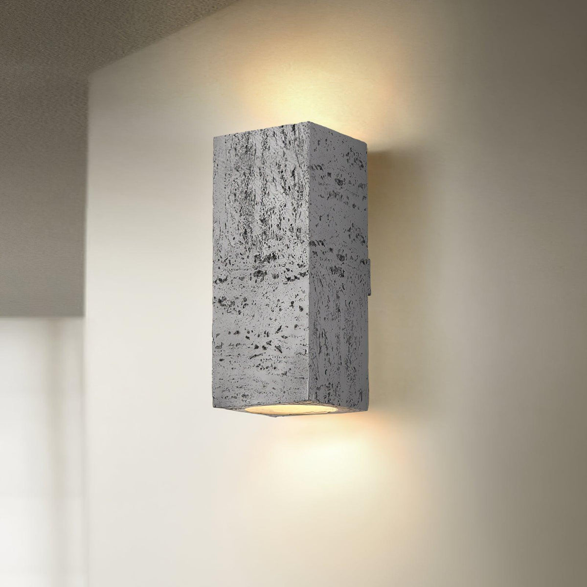 Veleraria aplique de pared moderno minimalista de material compuesto