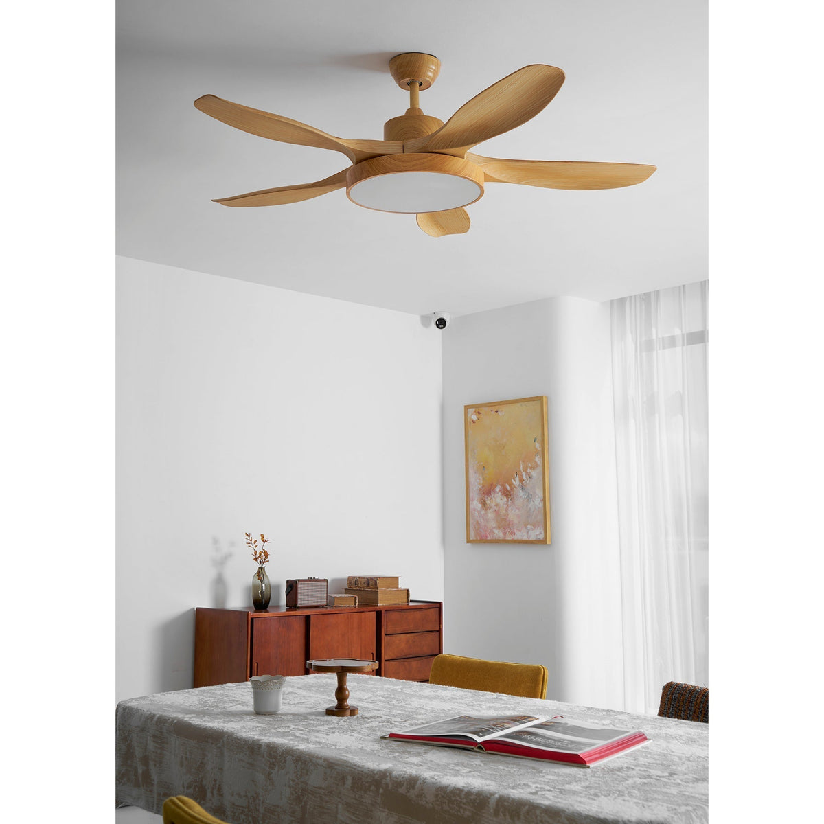 Teriinena ventilador de techo con luz
